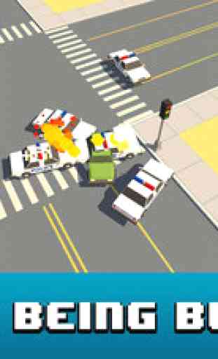 Smashy Car Race 3D: Pixel Cop Chase 4