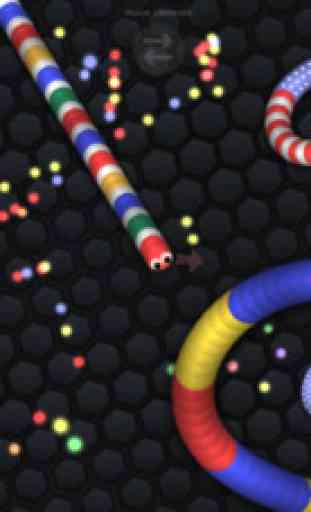 Snake Slither Run - Hungry Worm Eat Color Dot 2