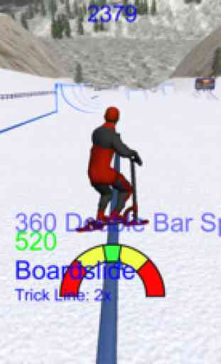 Snowscooter Freestyle Mountain 3D 2