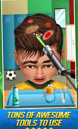 Soccer Doctor Surgery Salon - Kid Games Free 2