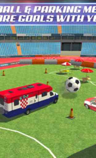 Soccer Stadium Sports Car & Bus Parking Simulator 3D Driving Sim 1