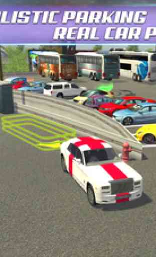 Soccer Stadium Sports Car & Bus Parking Simulator 3D Driving Sim 4