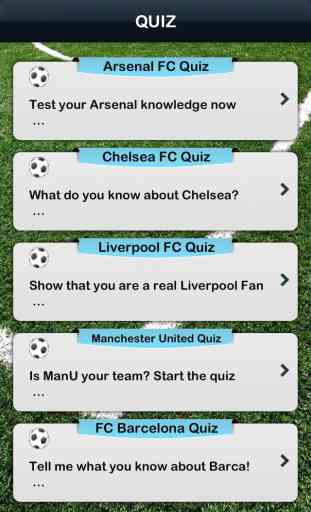 Soccer Teams Quiz 1
