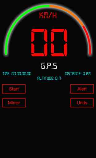 Speedometer - Digital Recorder High Speed Average Limit Alert - GPS Check Speed Test Distance & Altitude 1