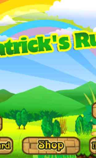 St Patrick's Runner - Day Race For Lucky Gold across Hay Hut and Rainbows 3