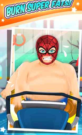 Superhero Fat to Fit Gym 2 - cool sport running & jumping games! 2