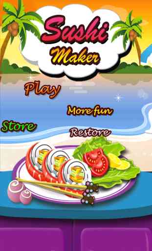 Sushi Maker – Girls Kids Teens & family free Game – For lovers of Japanese food, cupcakes, ice cream cakes, pancakes, Asian foods, candies, hotdogs, pizzas, hamburgers & ice pops 1