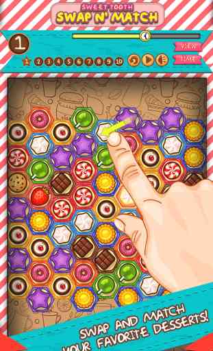 Sweet Tooth Swap n' Match FREE - Cookies, Cupcakes and Candy Challenge! 1