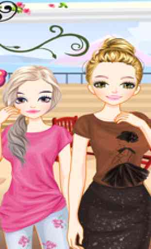 T-shirt Girls - Dress up and make up game for kids who love fashion t-shirts 1