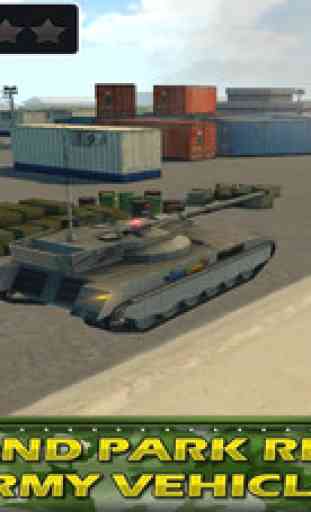 Tank Parking Blitz Race with Heavy Army Trucks, Missile launcher and Tanks 1