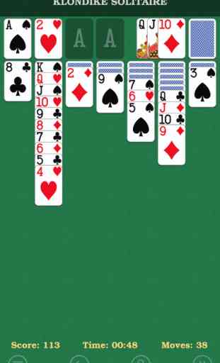 Solitaire. Free Klondike patience card game 2