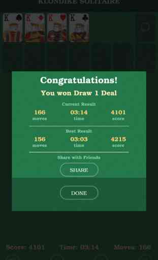 Solitaire. Free Klondike patience card game 3