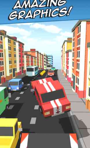 Speedy Car Racer - Free Craft Traffic Game of Blocky Mustang 2