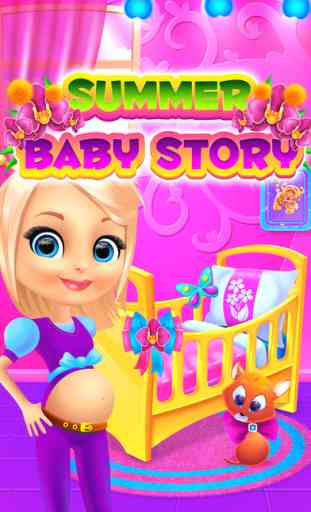 Summer Baby Story-  Pregnant Mommy Spa & Cute Baby Girl Salon 1