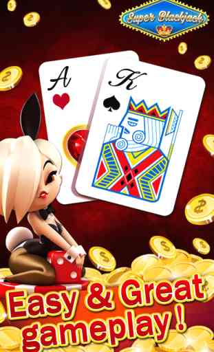 Super BlackJack Mania - Free 21 las vegas casino poker game 2