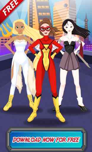Super Hero Girl Beauty DressUp : Frenzy Games Free 1