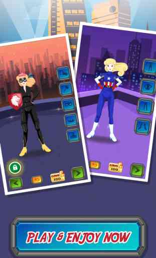 Super Hero Girl Beauty DressUp : Frenzy Games Free 4
