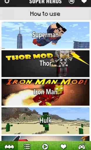 SuperHero Mods Pro - Game Tools for MineCraft PC Edition 2
