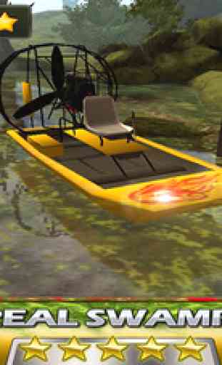 Swamp Boat 3D River Sports Fast Parking Race Game 1