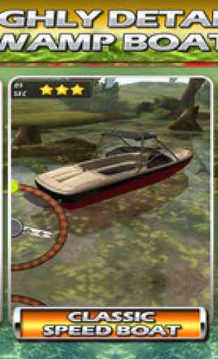 Swamp Boat 3D River Sports Fast Parking Race Game 3