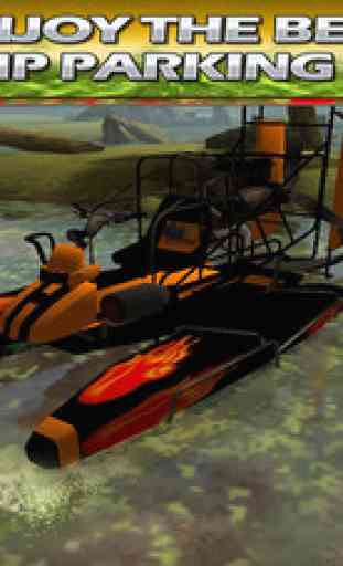 Swamp Boat 3D River Sports Fast Parking Race Game 4
