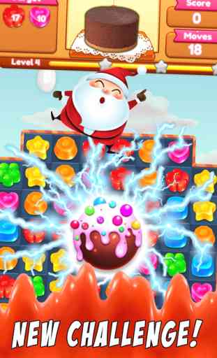Sweet Santa Crafty - Christmas candy gems puzzle 2