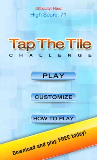 Tap The Tile Challenge Free – Fast Visual Finger Touch Reflex Game 3