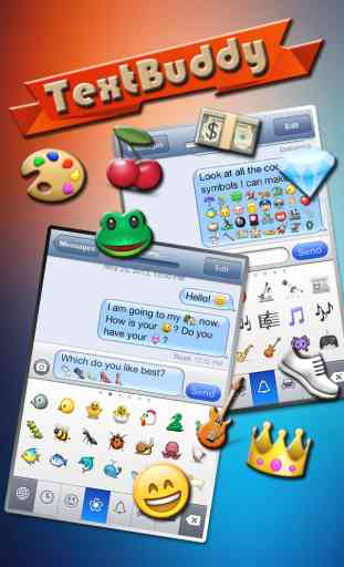 Text Buddy - An Email and Text Enhancement App - Emojis, Emoticons, Characters, & More! 3