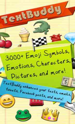 Text Buddy - An Email and Text Enhancement App - Emojis, Emoticons, Characters, & More! 4