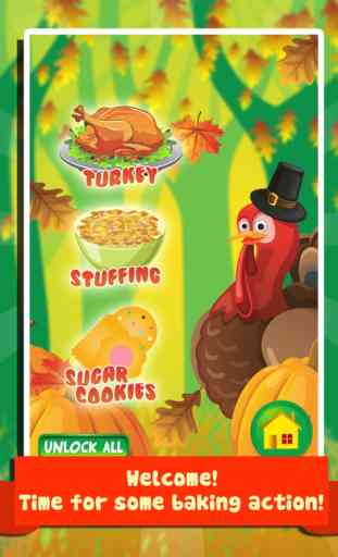 Thanksgiving Dinner Food Maker Salon - fun lunch cooking & making games for kids 2 (boys & girls) 1