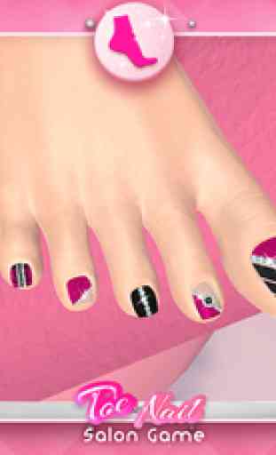 Toe Nail Salon Game for Fashion Girls: Foot Nail Makeover and Pedicure Designs 2