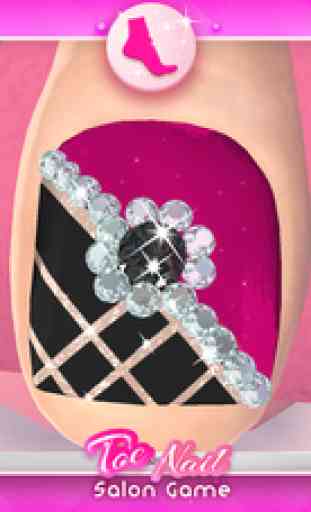 Toe Nail Salon Game for Fashion Girls: Foot Nail Makeover and Pedicure Designs 3