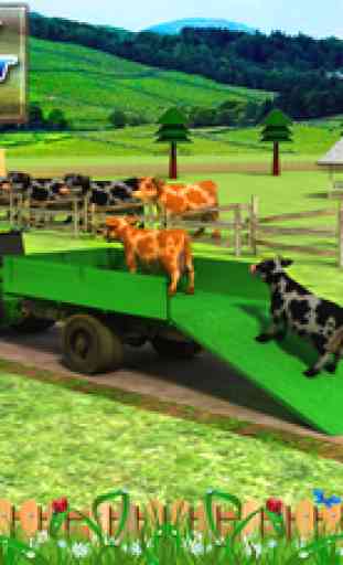 Tractor: Farm Driver - Free 3D Farming Simulator Game Animal & Hay Transporter Farmer Tractor 3