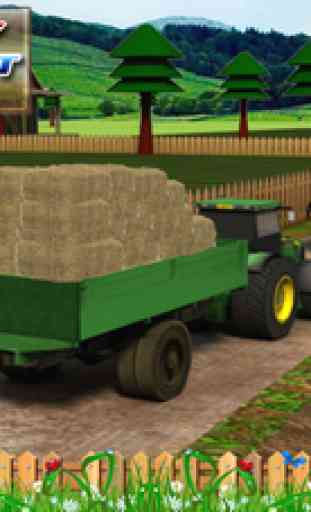 Tractor: Farm Driver - Free 3D Farming Simulator Game Animal & Hay Transporter Farmer Tractor 4