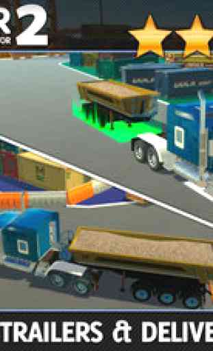 Trucker Parking Simulator 2 a Real Monster Truck & Lorry Driving Test 2