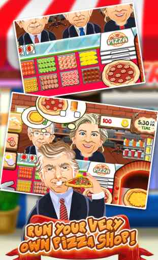 Trump's Pizza Restaurant Dash - 2016 Election on the Run Wall Cooking Game! 1