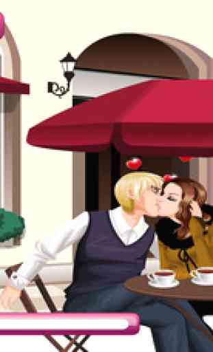 Valentine Kissing –  Kissing Game for  girls in love at Valentine day 3