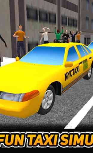 Taxi Driver Duty City 3D Game Cab 2014 Free 4