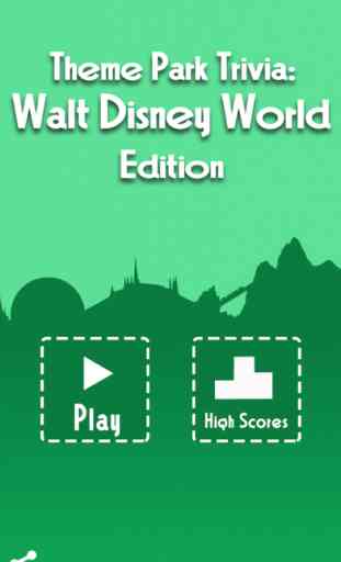 Theme Park Trivia: Walt Disney World Edition 1