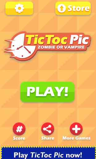 TicToc Pic: Zombie or Vampire Reflex Test Game 4