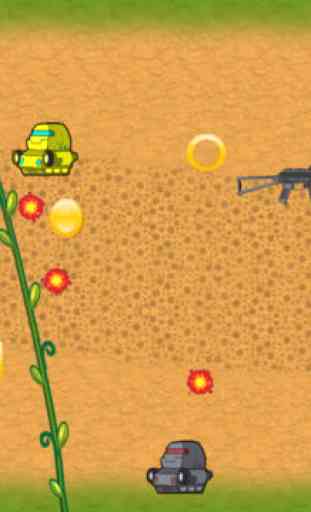 Tiny Tank Battle Warfare Games - War Tanks Gunner Game 4
