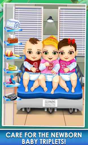 Triplet Baby Doctor Salon Spa Kids Games Free 1