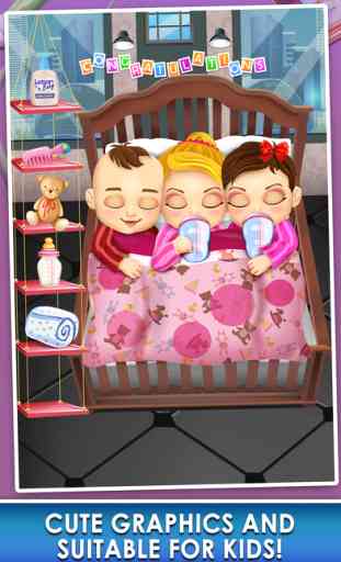 Triplet Baby Doctor Salon Spa Kids Games Free 2