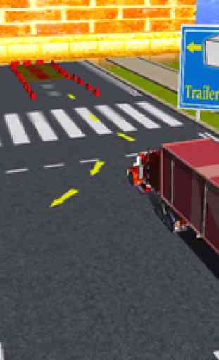 Truck Parking Simulator Crazy Trucker Driving Test 1
