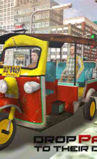Tuk Tuk Rickshaw City Driver 3D 2