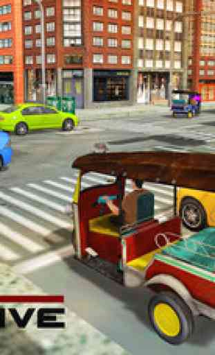 Tuk Tuk Rickshaw City Driver 3D 3