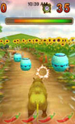 Turbo Rhino Obstacle Race Free 3D Animal Race Game 2