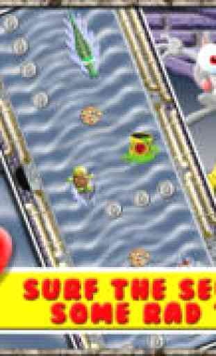 Turtle Sewer Surfer's FREE - A Swim-ing Jetpack Game 2