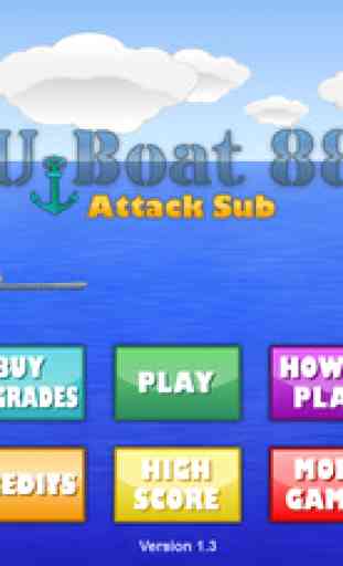 U-Boat 88 Attack Sub 1