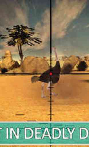 Ultimate Ostrich Simulator Shooting - Big Sean Shotgun Desert Hunter Safari 1